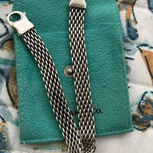 Authentic Tiffany & Co Somerset Mesh bracelet.